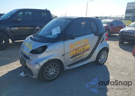 2014 Smart Fortwo Passion z USA, uszkodzony, nr VIN WMEEJ3BA8EK756795